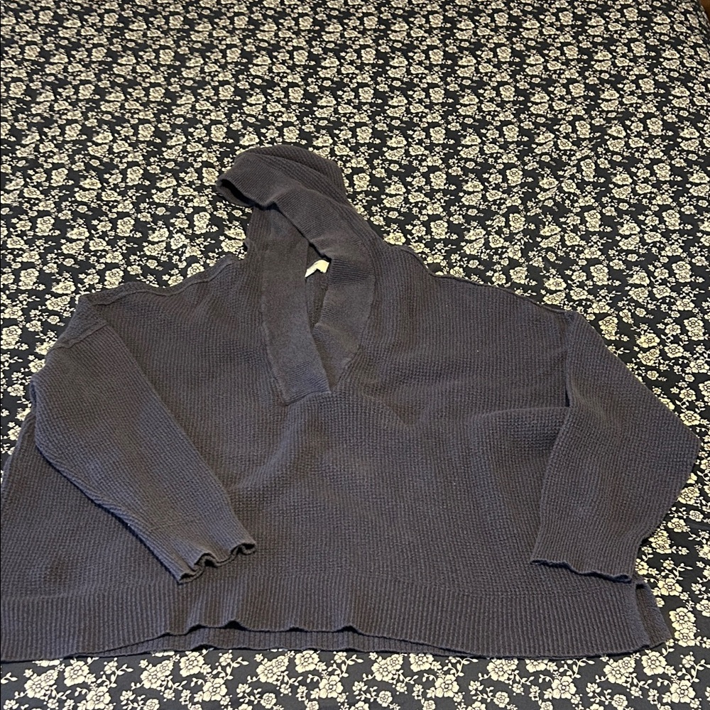 Women's Cozy Knit Sweater - Blue